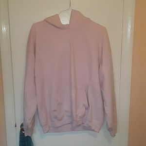 Light Pink Gildan Hoodie Sweatshirt (no string)